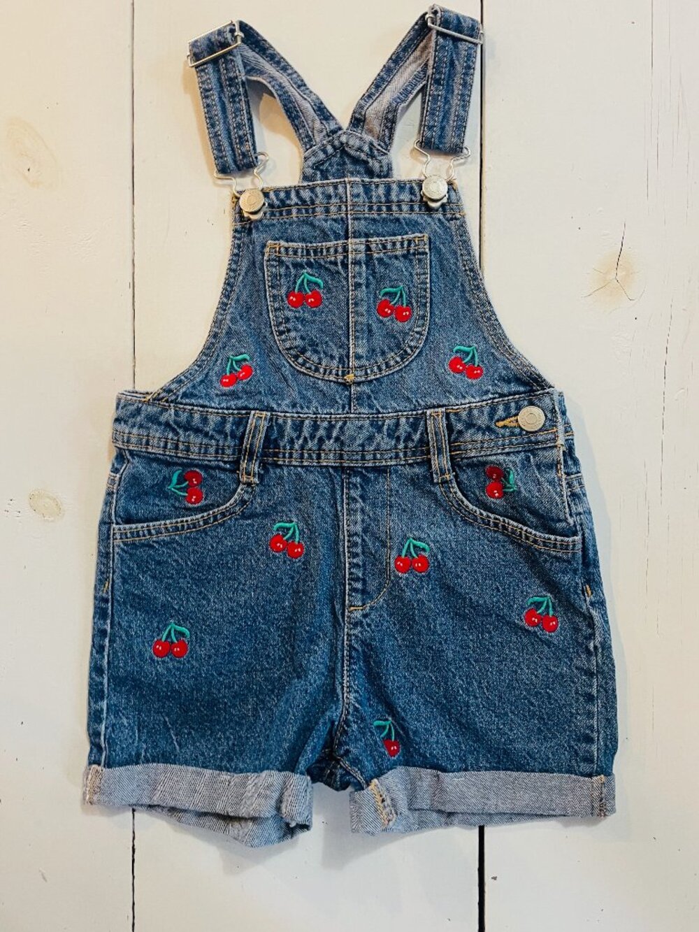 Denim Co Dungaree Shortalls Size 5/6